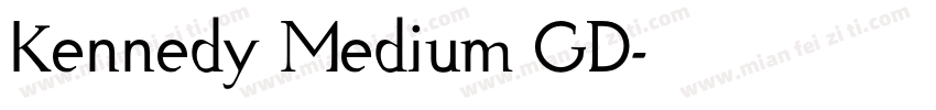 Kennedy Medium GD字体转换